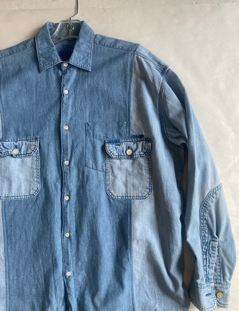 Smashed ‘Extended play’ Chambray Shirt 5009 size L