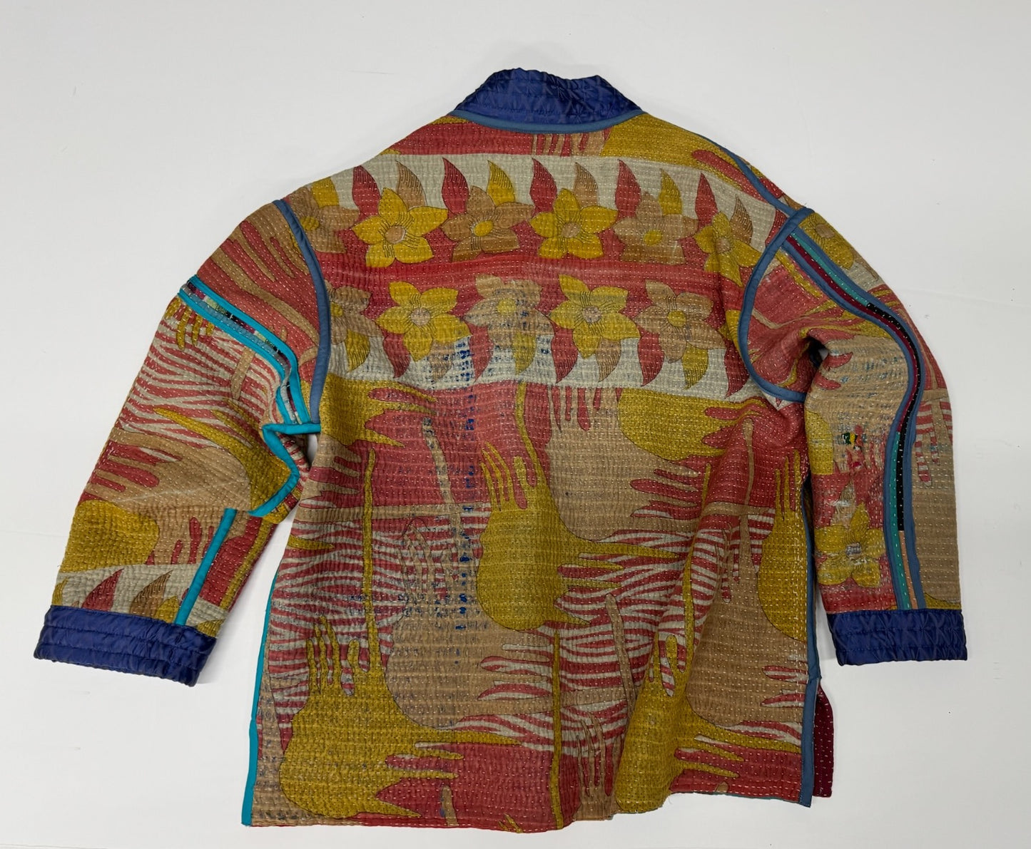Kantha Kimono Jacket (*patchwork squares)