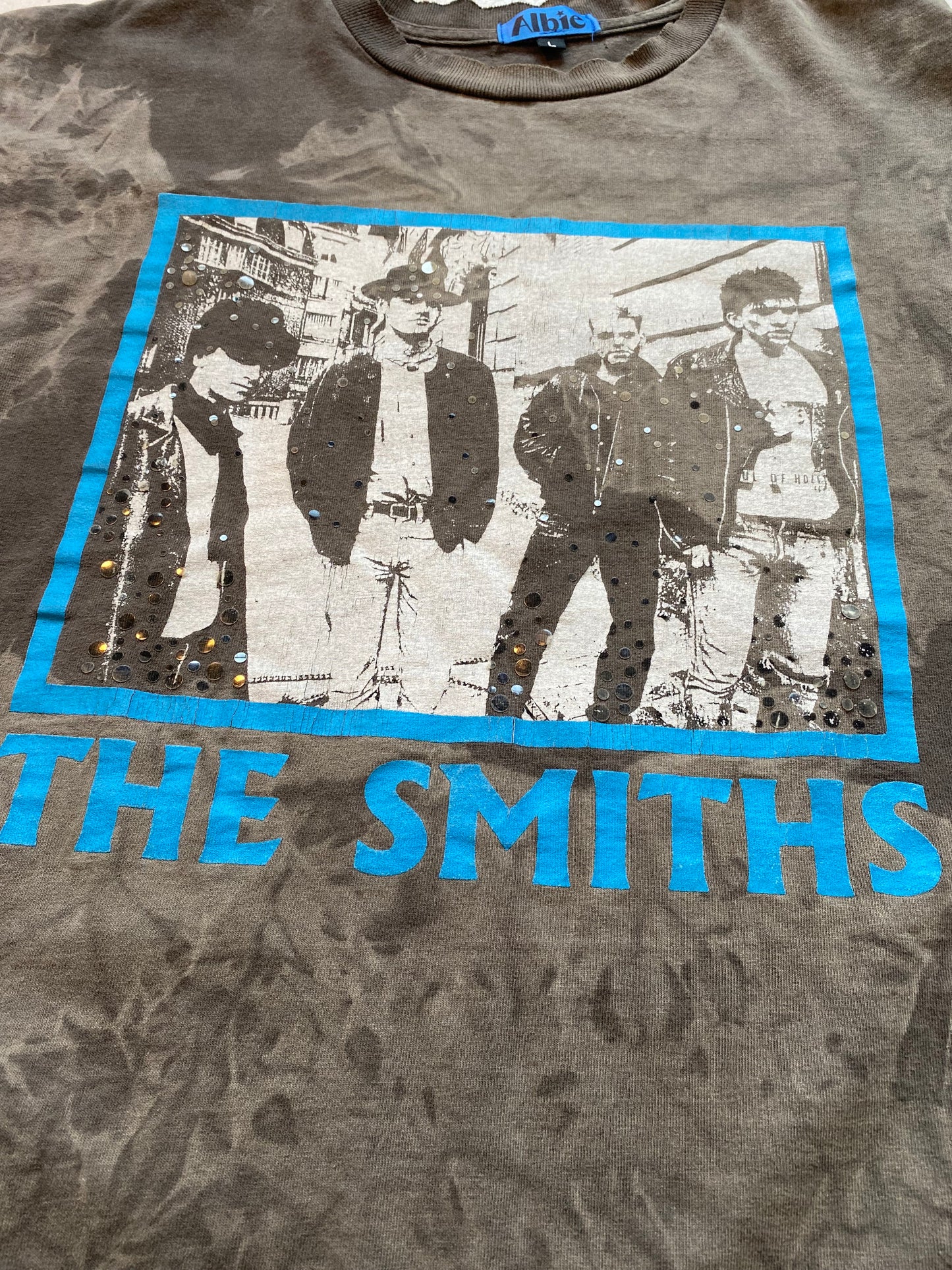 Reworked Electric Blue Tee 5021 sz Medium