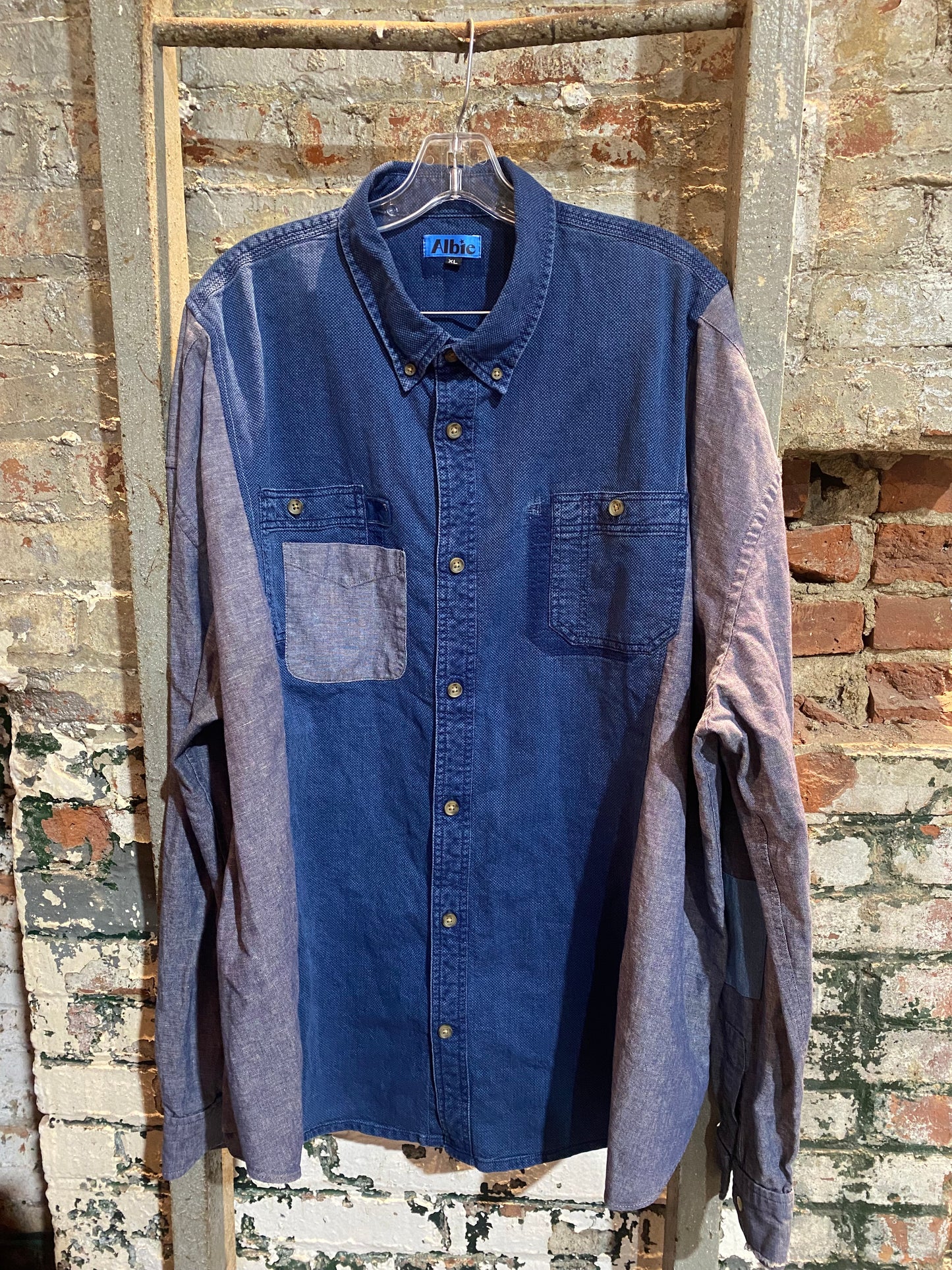 Mens ‘Extended play’ denim shirt #5013 xL