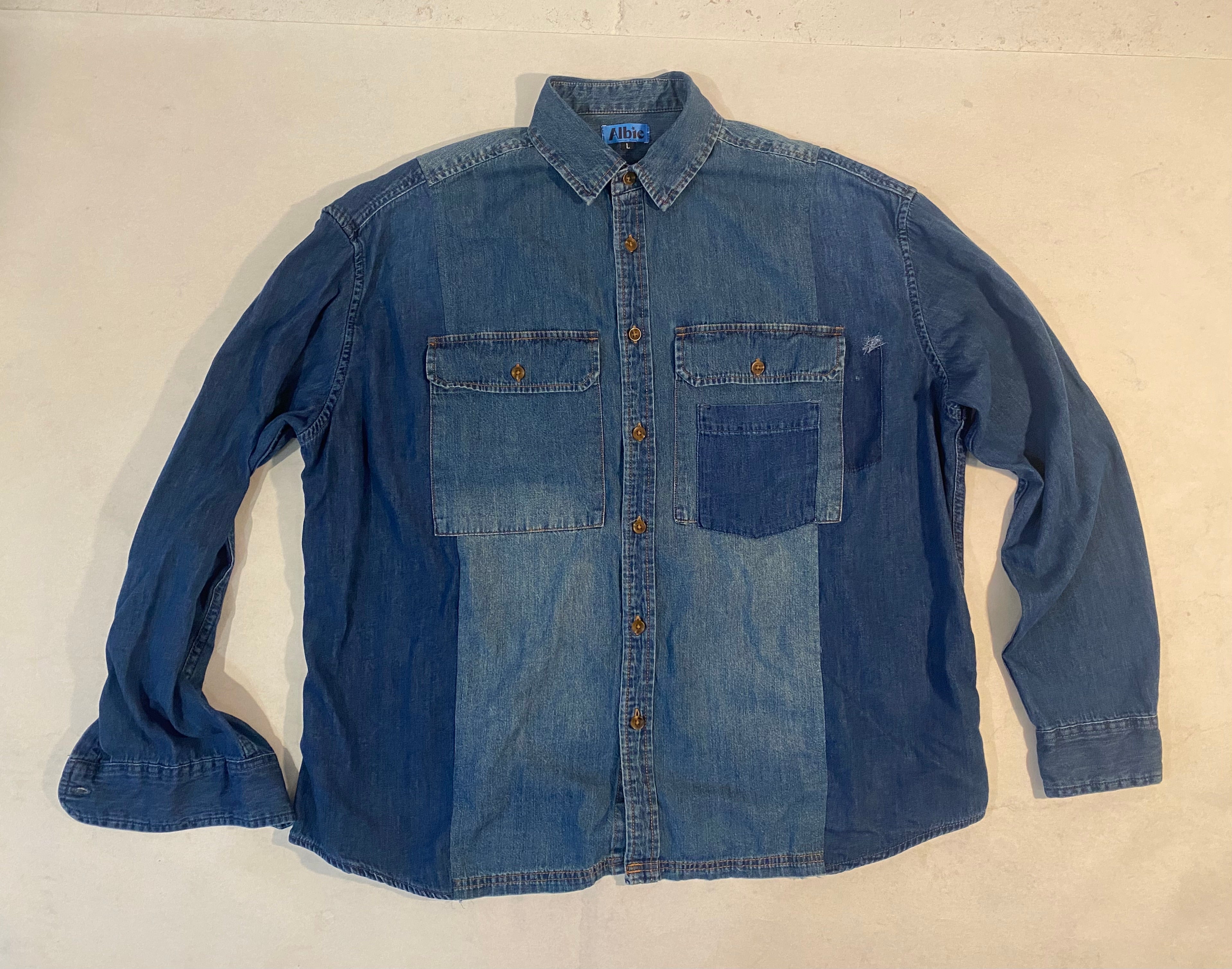 Mens ‘Extended play’ denim shirt #5012 L