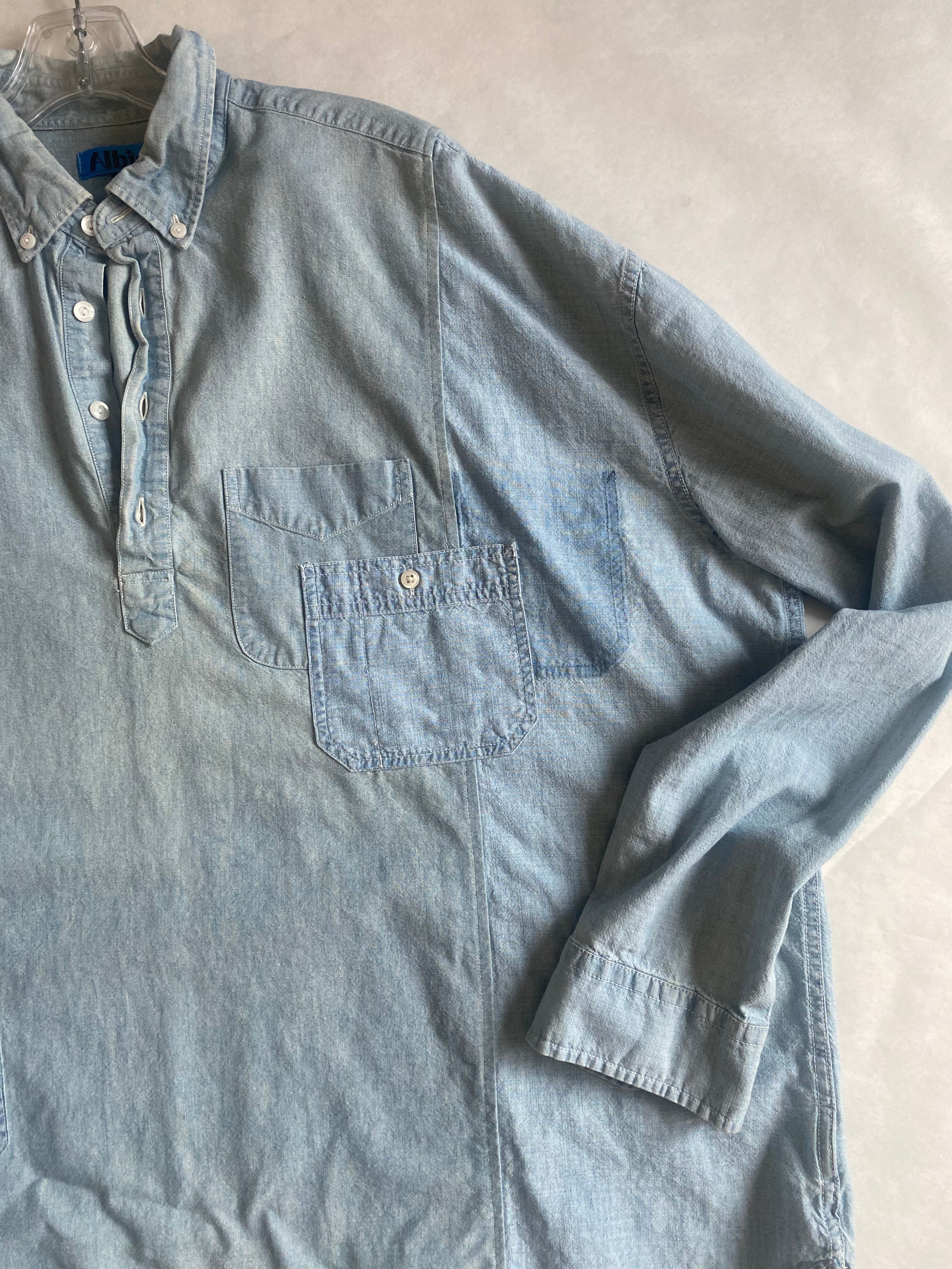 Mens supersizer chambray shirt  #5005