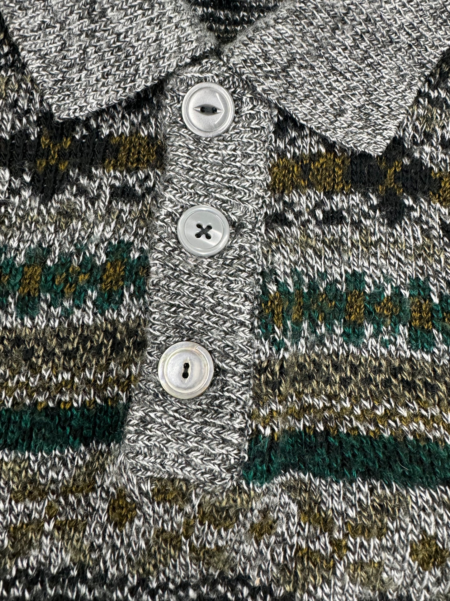 Polo collared sweater