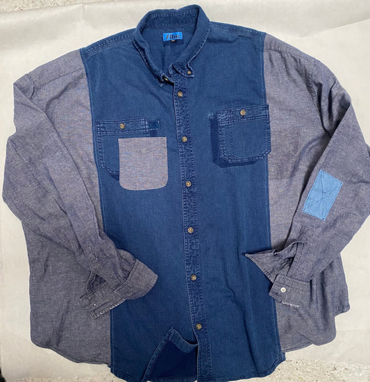 Mens ‘Extended play’ denim shirt #5013 xL