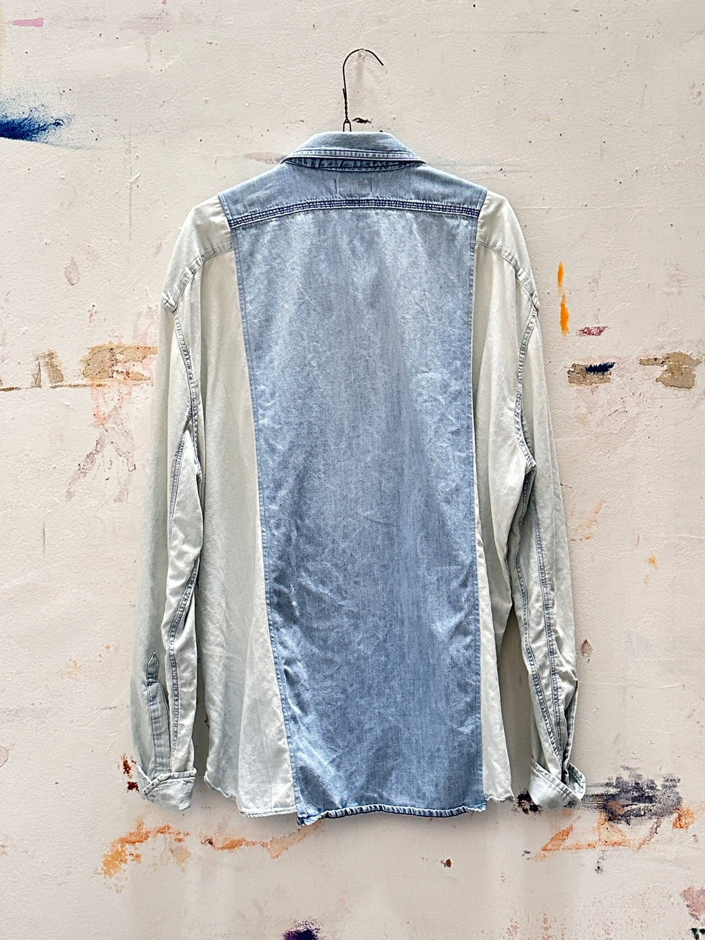 Extended play- Denim weight,3 panel Medley shirt 5045 size L