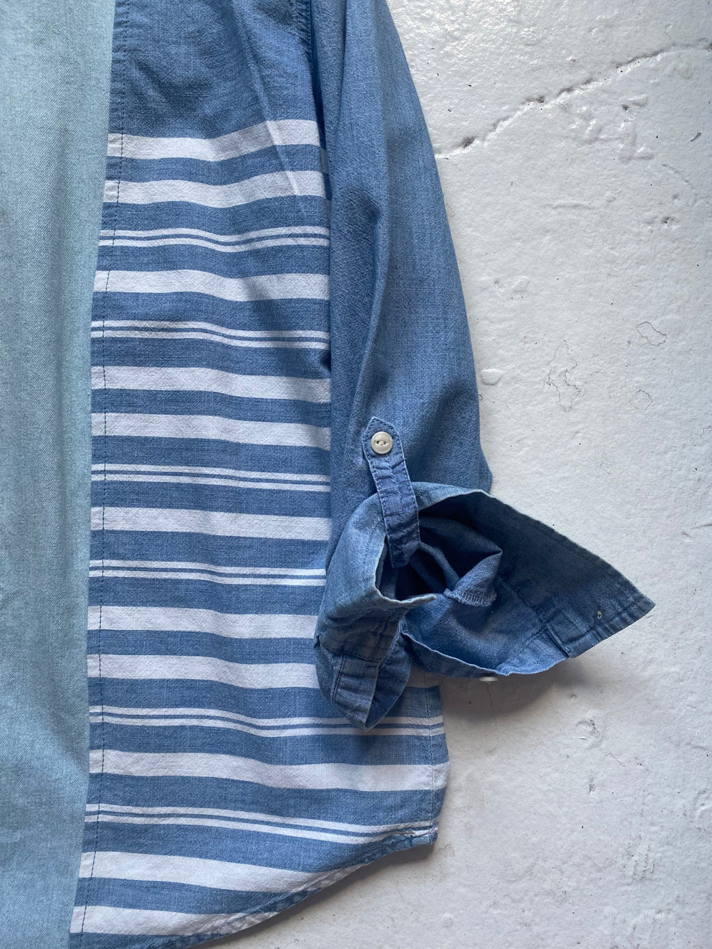 Mens ‘Extended play’ chambray shirt #5007 M
