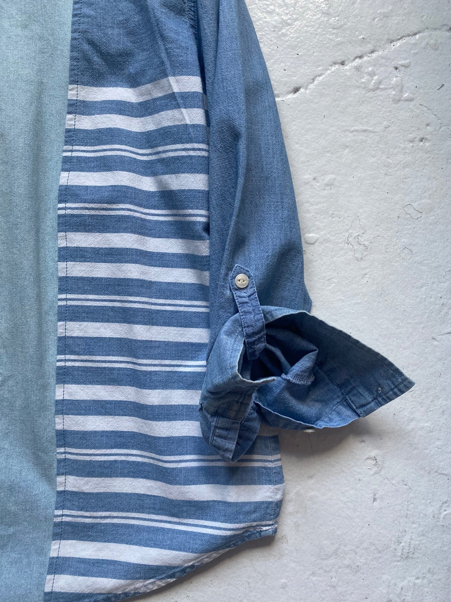 Mens ‘Extended play’ chambray shirt #5007 M