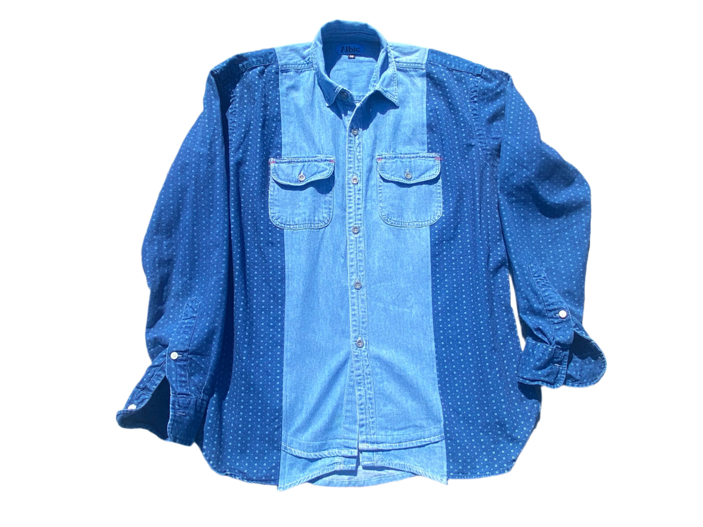 Mens Extended Play Chambray Shirt 5017 size M