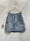 Patched Up Denim Skirt