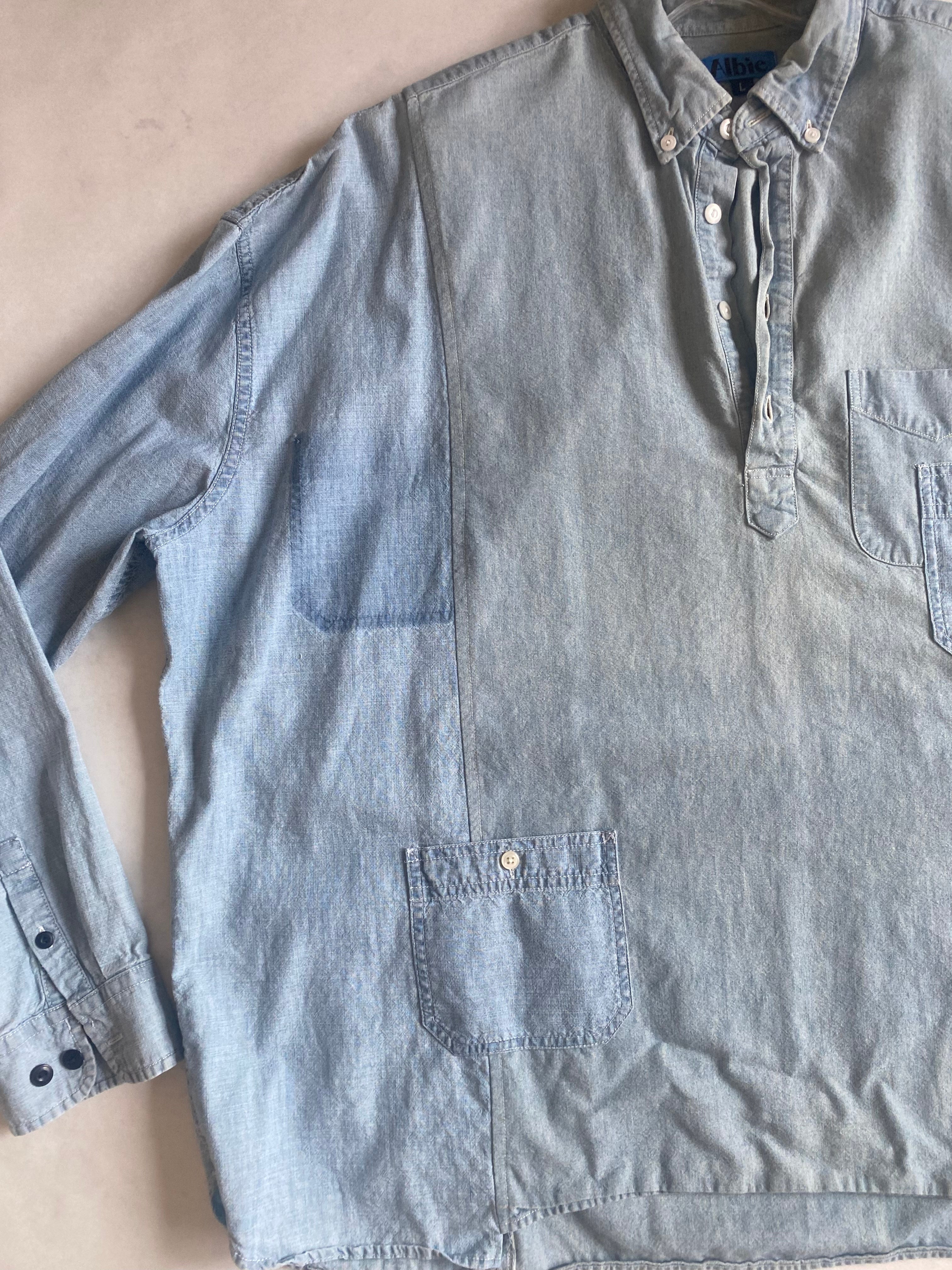 Mens supersizer chambray shirt  #5005