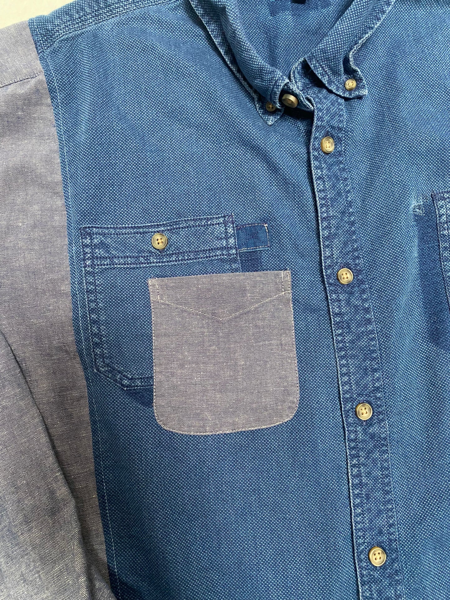 Mens ‘Extended play’ denim shirt #5013 xL