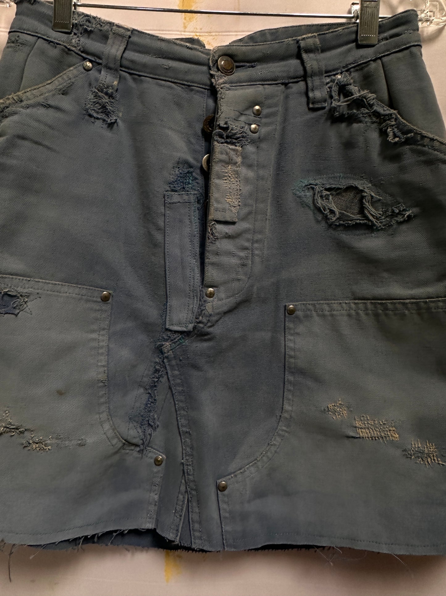 Patched Up Denim Skirt