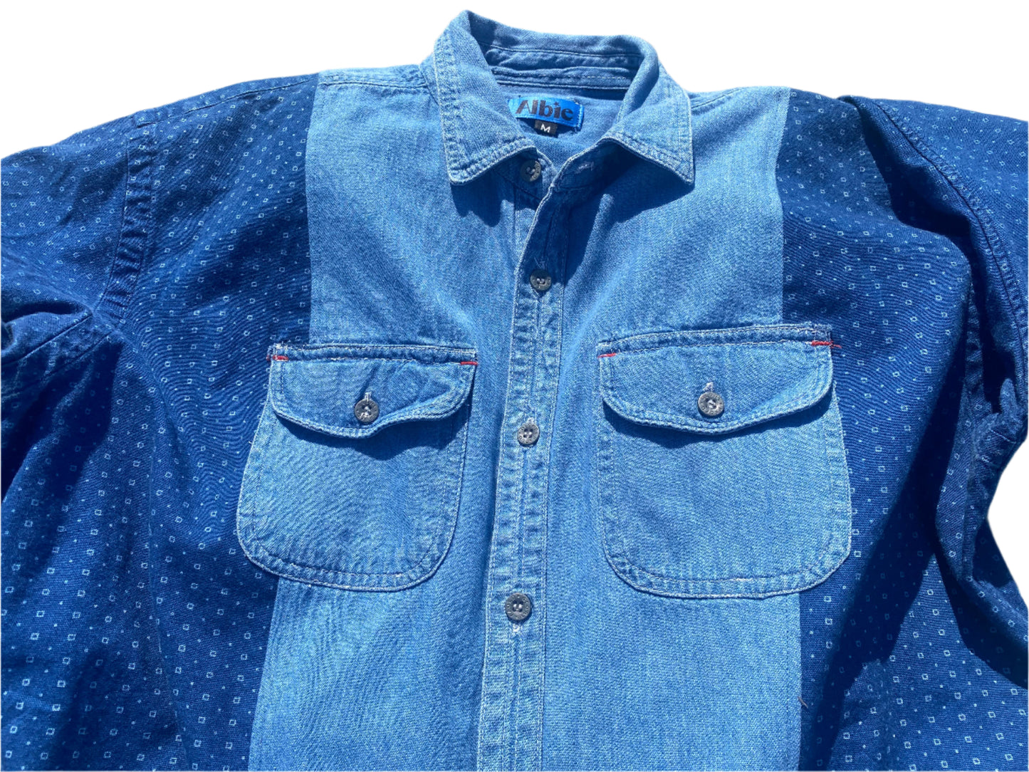 Mens Extended Play Chambray Shirt 5017 size M