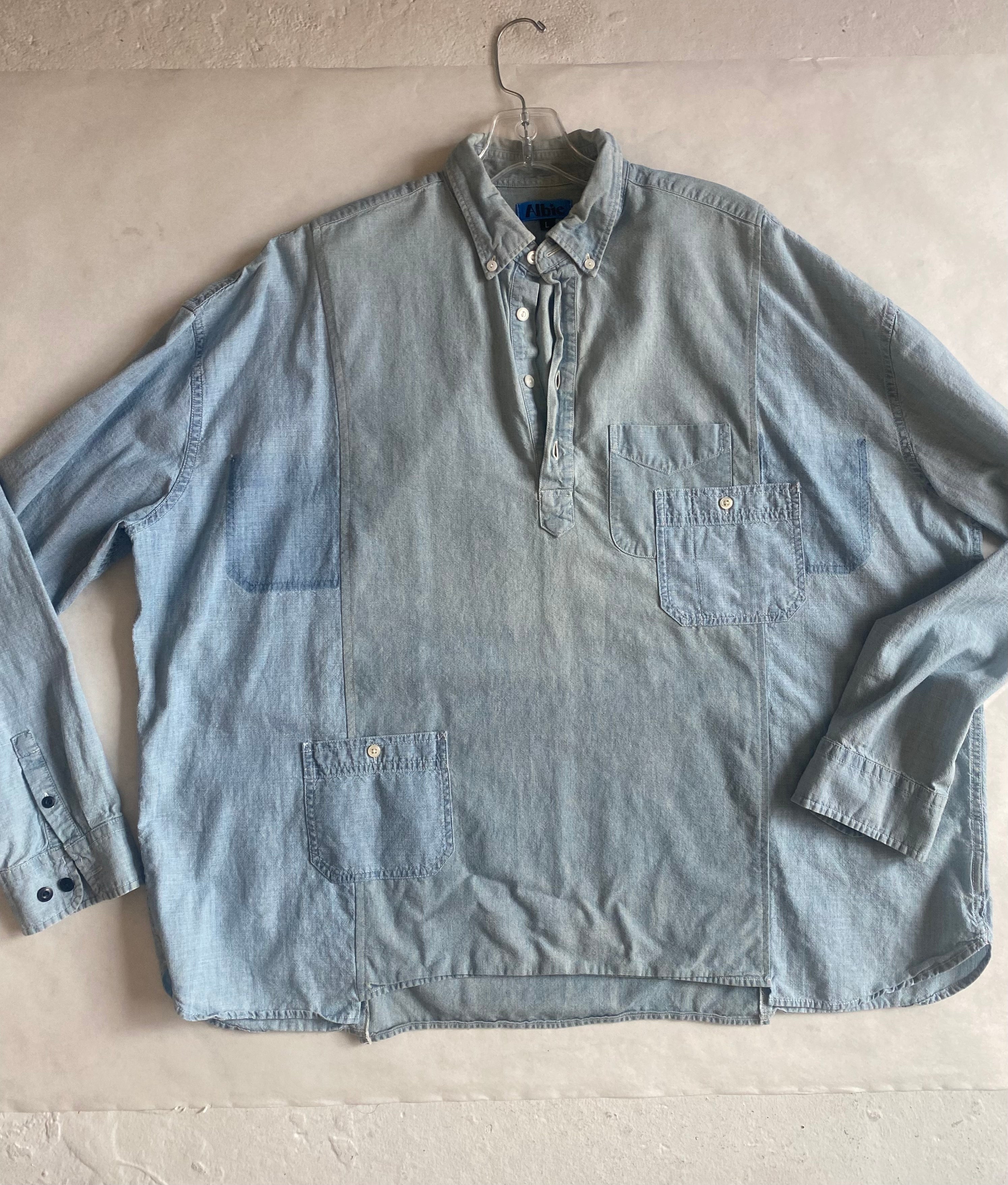 Mens supersizer chambray shirt  #5005
