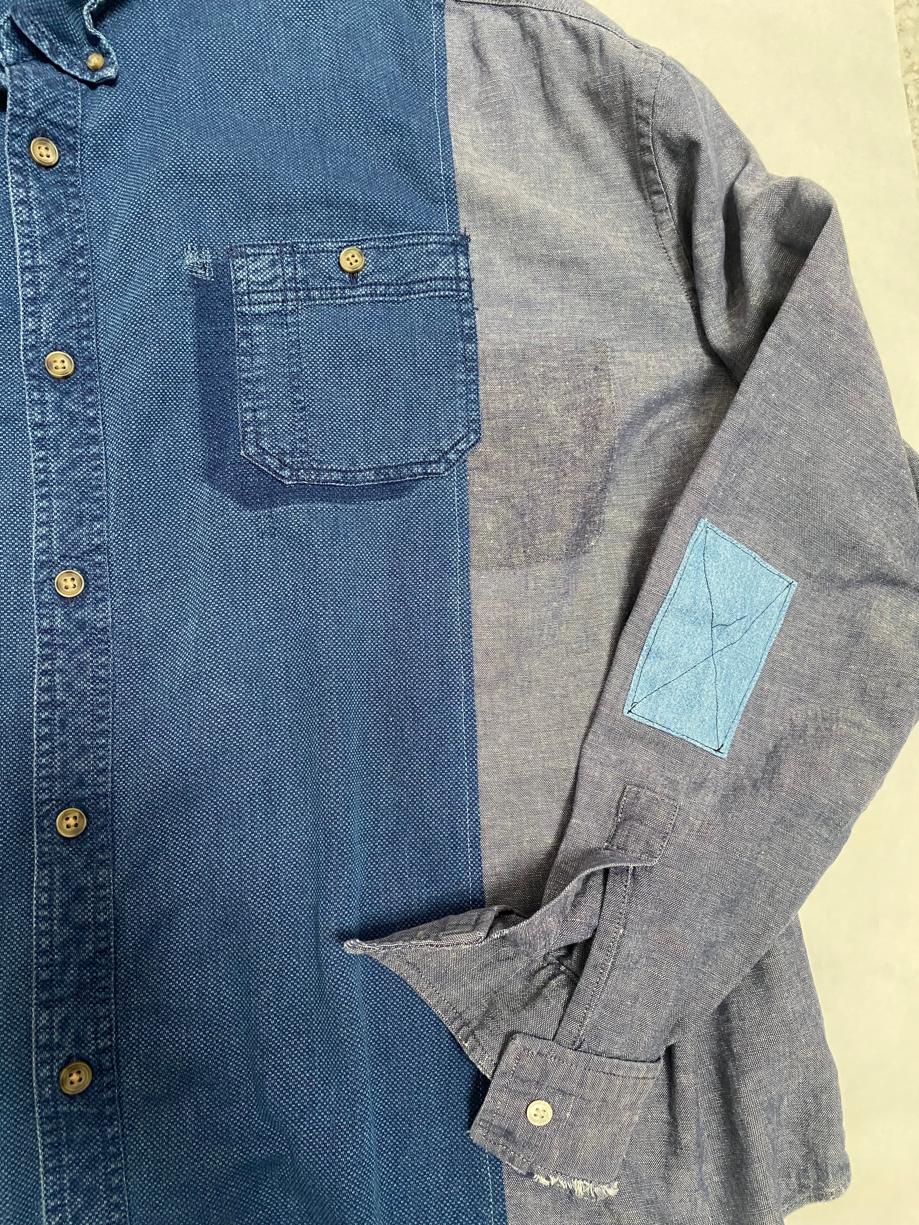 Mens ‘Extended play’ denim shirt #5013 xL