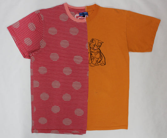 Polka Kitty Tee size S