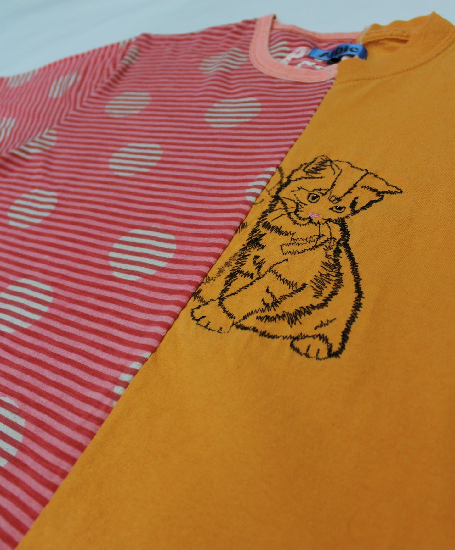 Polka Kitty Tee size S