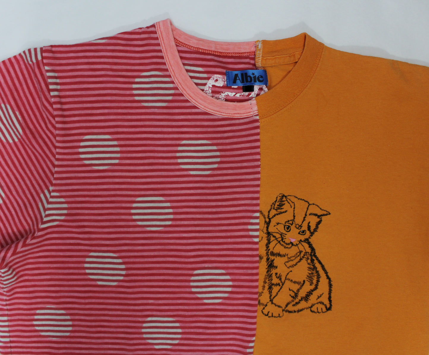 Polka Kitty Tee size S