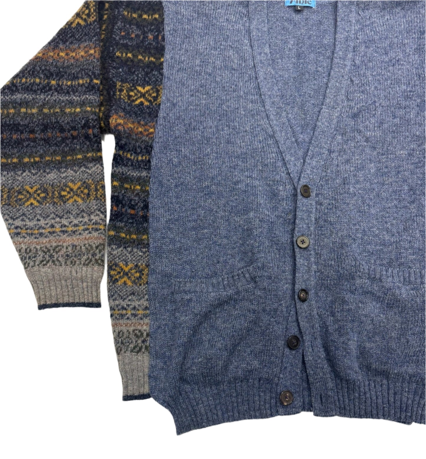 Triple Warmth V Cardigan Sweater size L