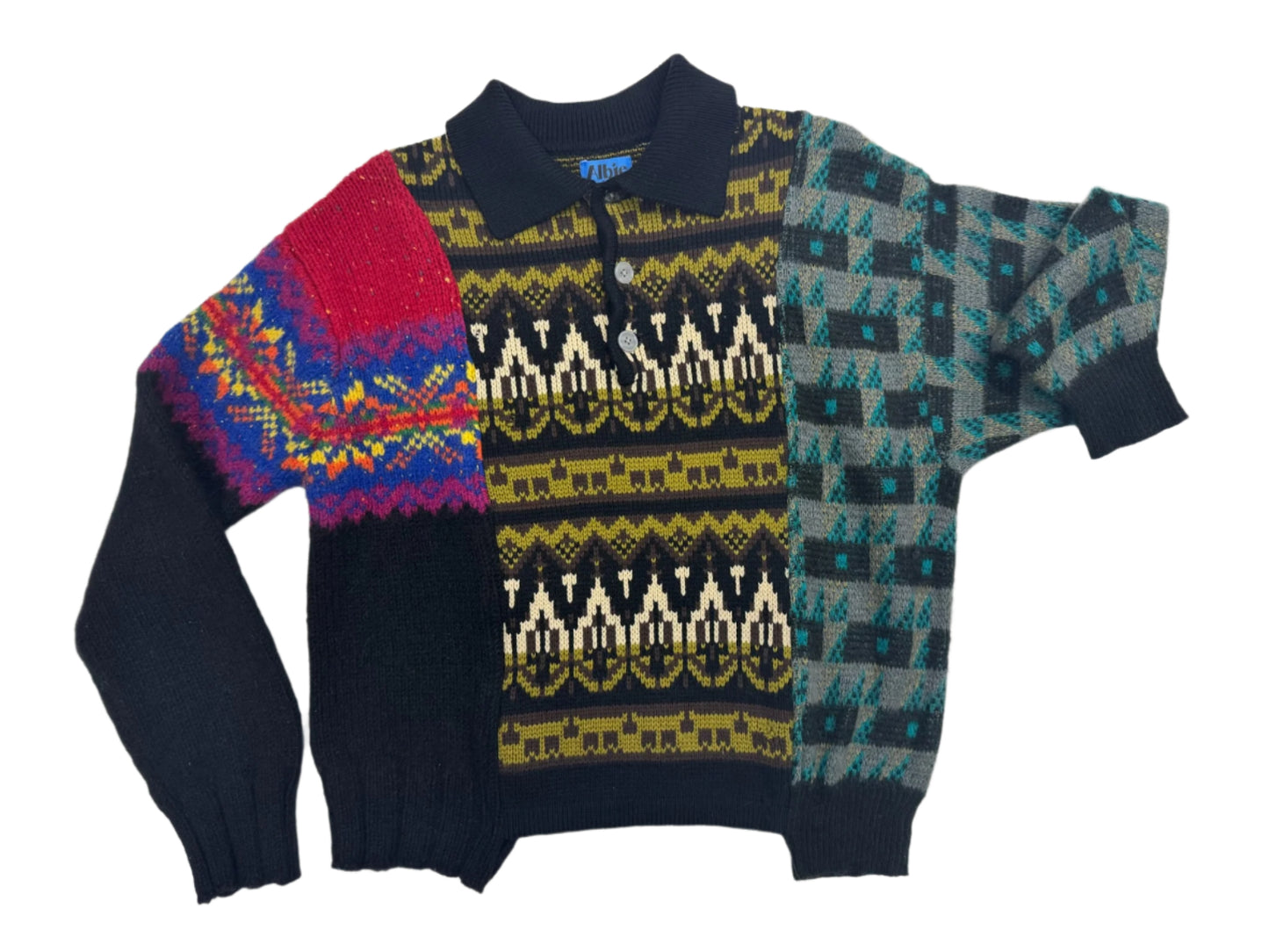 Triple Warmth Polo Collar Sweater - Size S