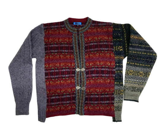 Triple Warmth Nordic Sweater Cardigan - Size S