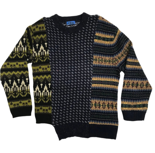 Triple Warmth Birdseye Crew Neck Sweater - Size S