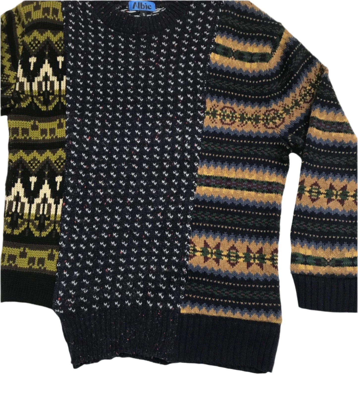 Triple Warmth Birdseye Crew Neck Sweater - Size S