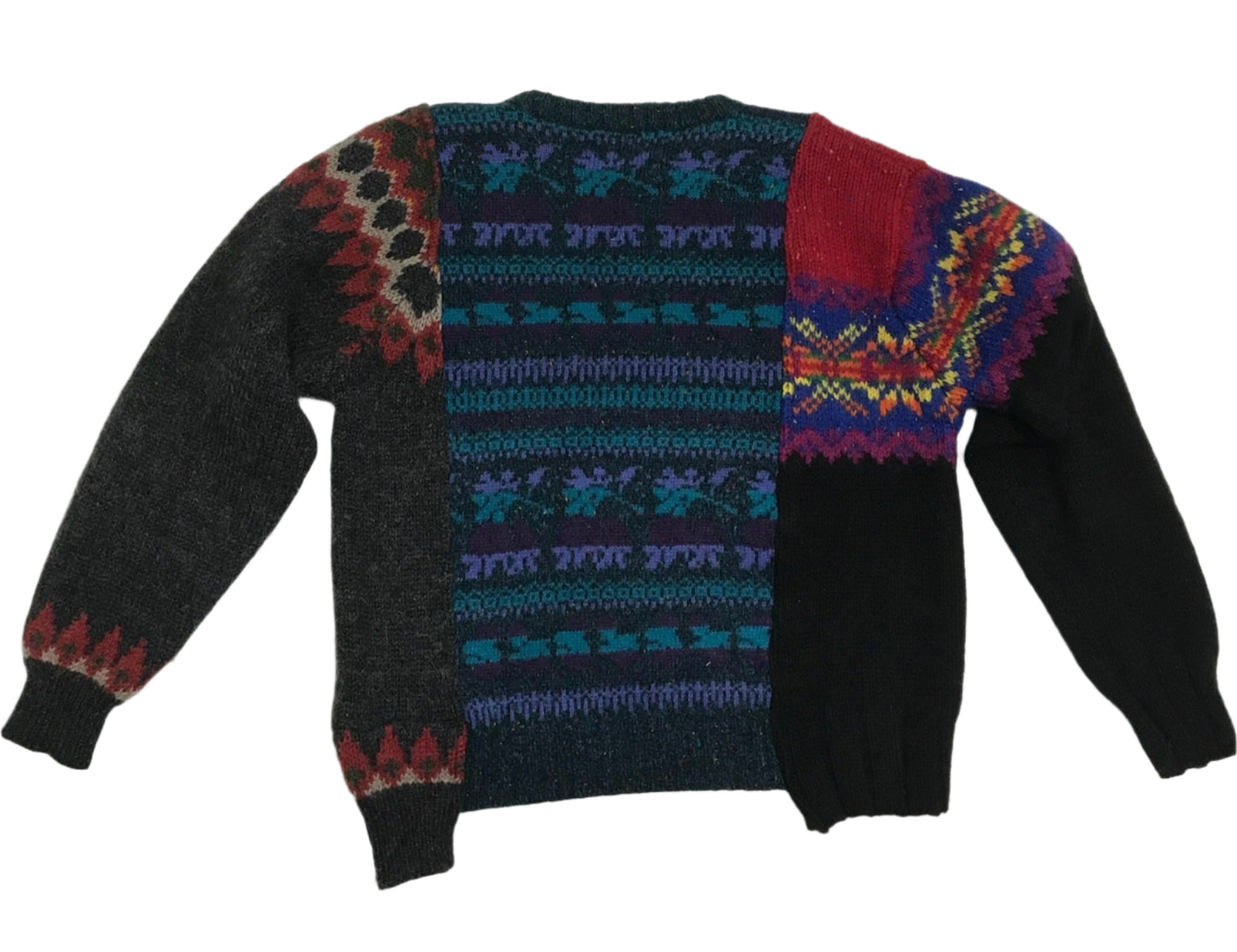 Triple Warmth Fairisle Crew Neck Sweater - Size S