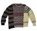 Triple Warmth Birdseye/stripe Crewneck Sweater - Size M