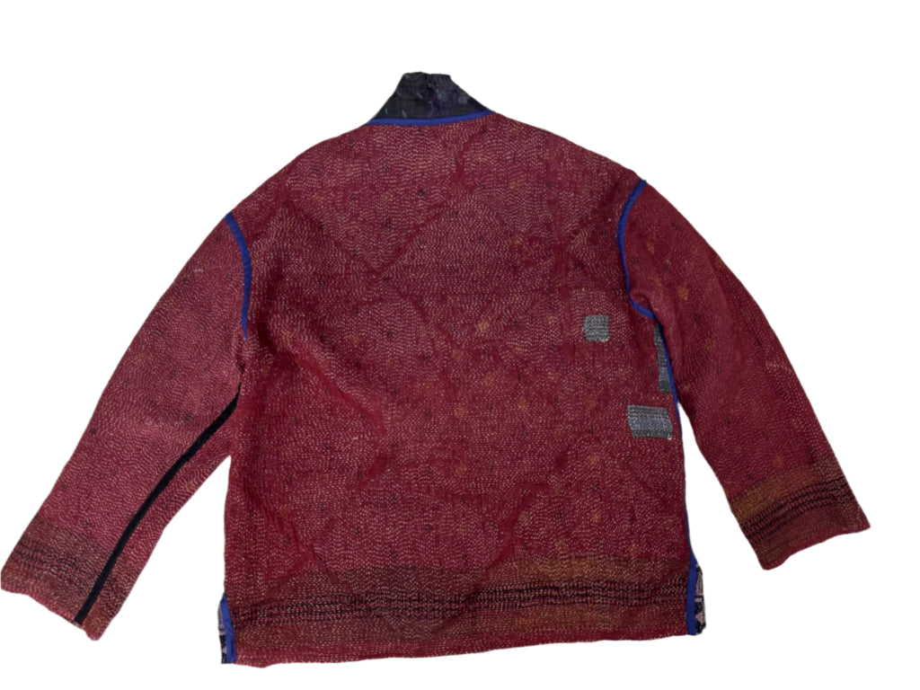 Kantha Kimono Jacket (paisley/ block print)