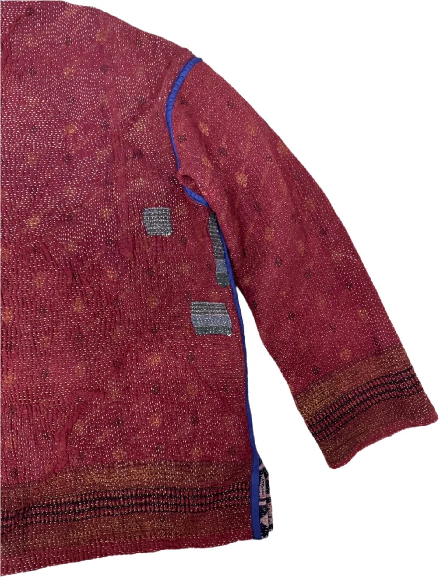 Kantha Kimono Jacket (paisley/ block print)