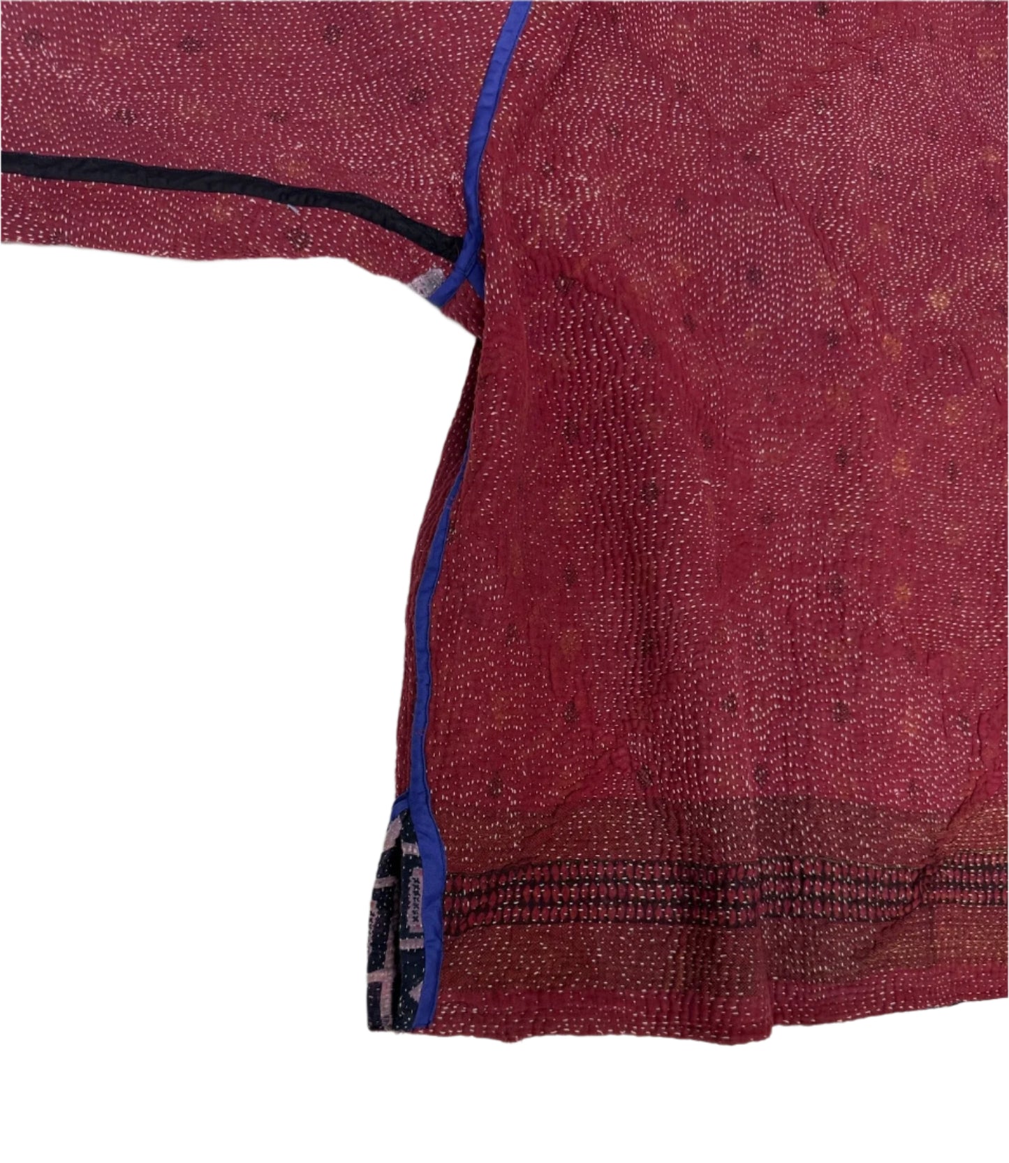 Kantha Kimono Jacket (paisley/ block print)