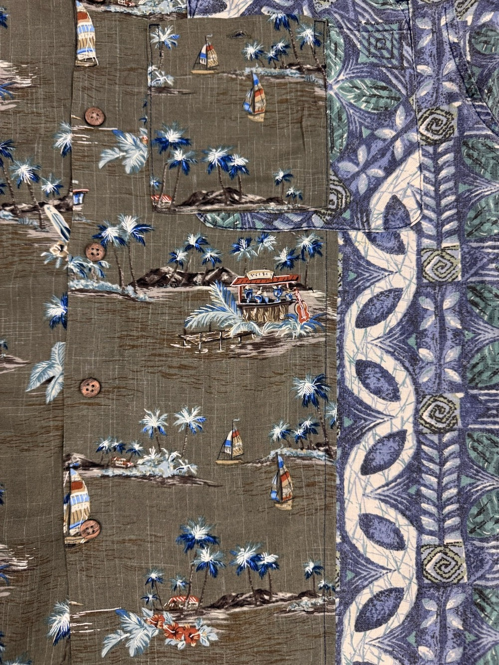 Hawaiian Boats Triple Shirt Size M