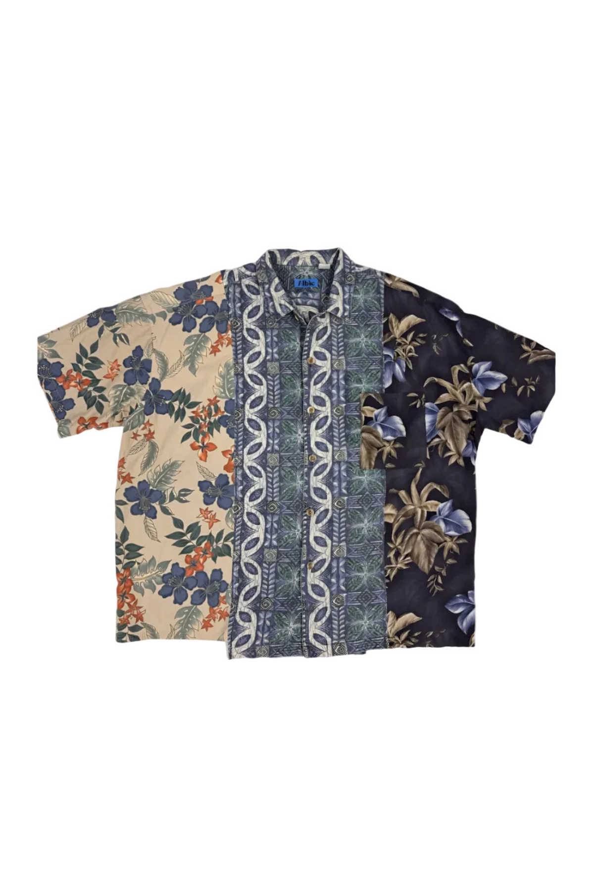 Hawaiian Tiles Triple Shirt Size XL